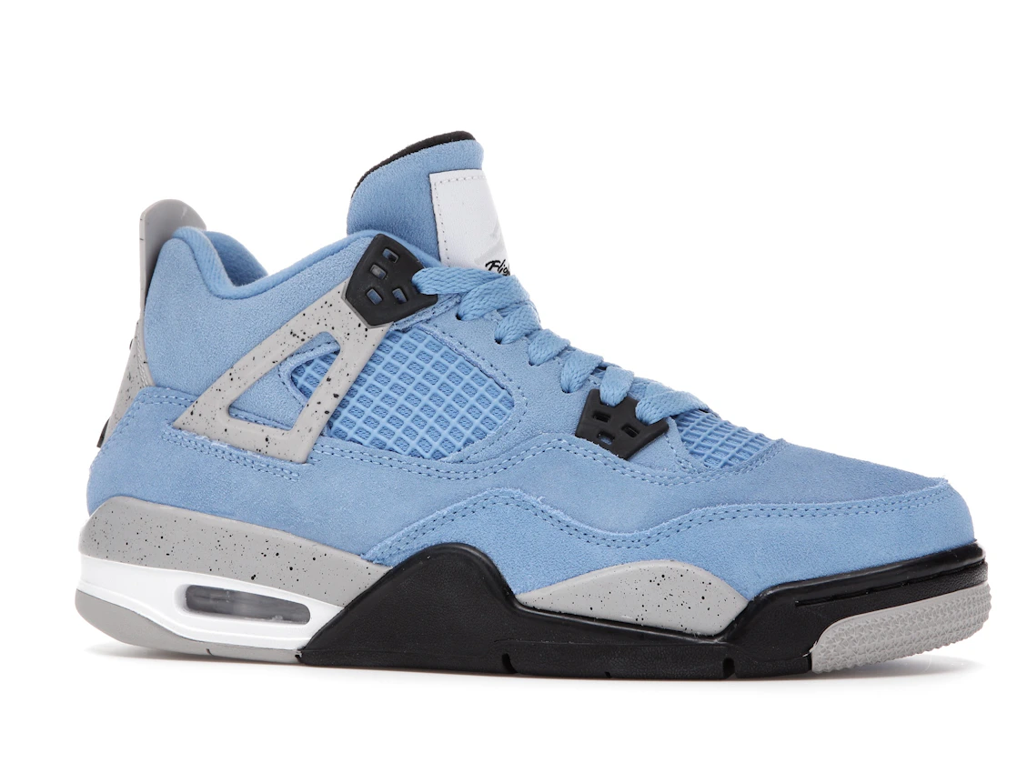 Vue 3 de Jordan 4 Retro University Blue (GS)