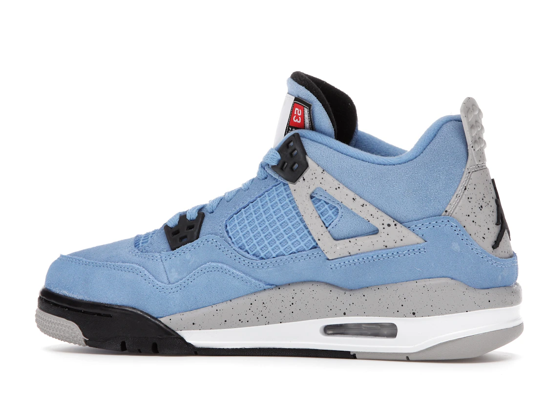 Vue 21 de Jordan 4 Retro University Blue (GS)