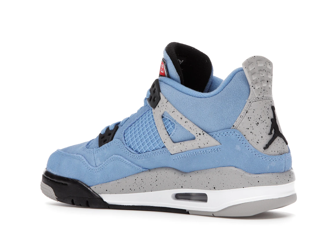 Vue 23 de Jordan 4 Retro University Blue (GS)