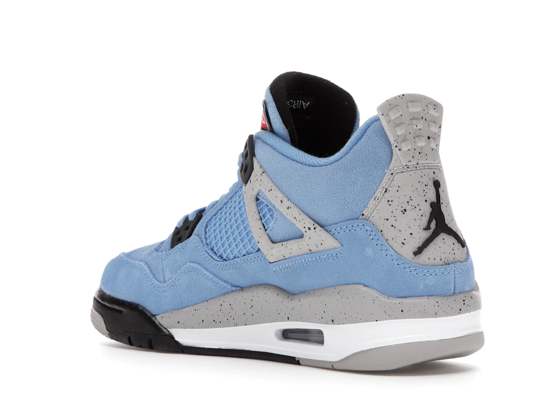 Vue 24 de Jordan 4 Retro University Blue (GS)