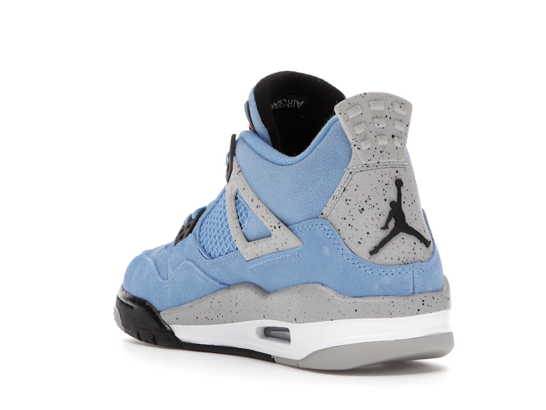 Vue 25 de Jordan 4 Retro University Blue (GS)