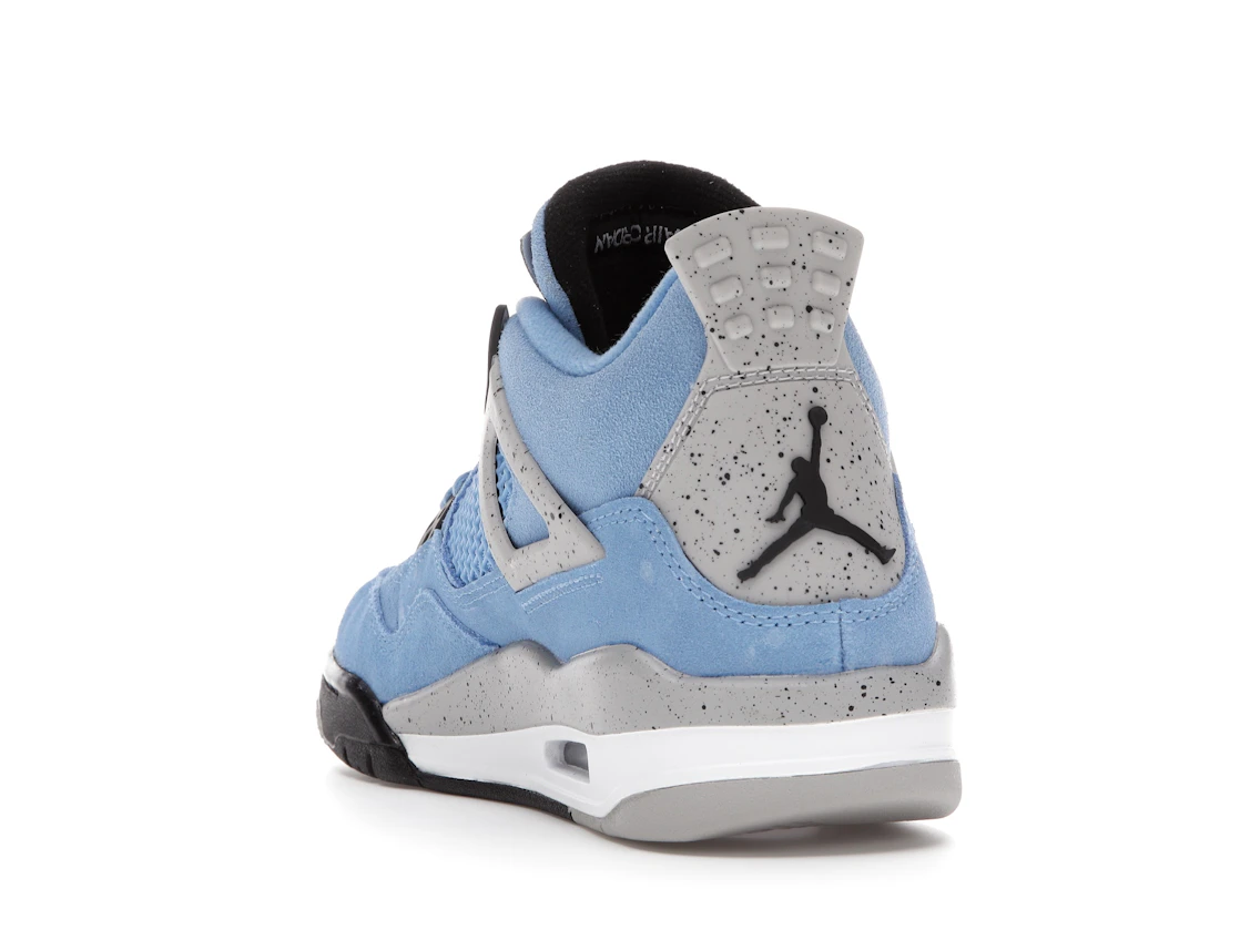 Vue 26 de Jordan 4 Retro University Blue (GS)