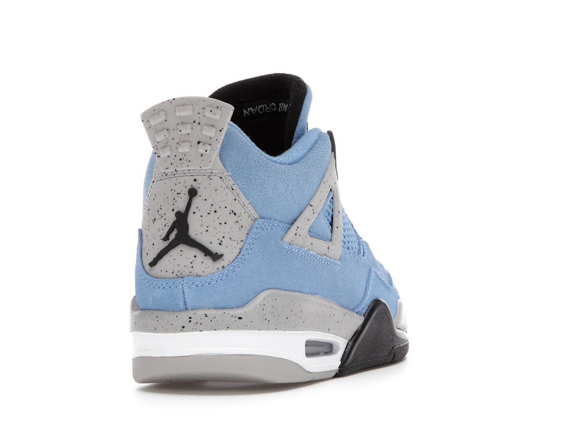 Vue 30 de Jordan 4 Retro University Blue (GS)