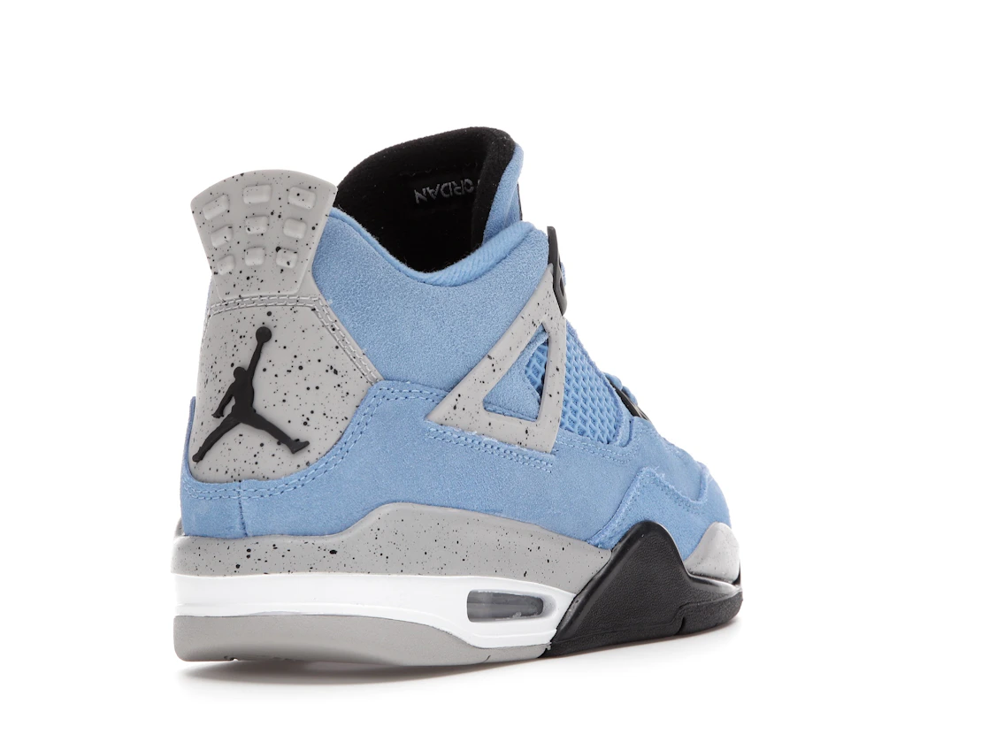 Vue 31 de Jordan 4 Retro University Blue (GS)