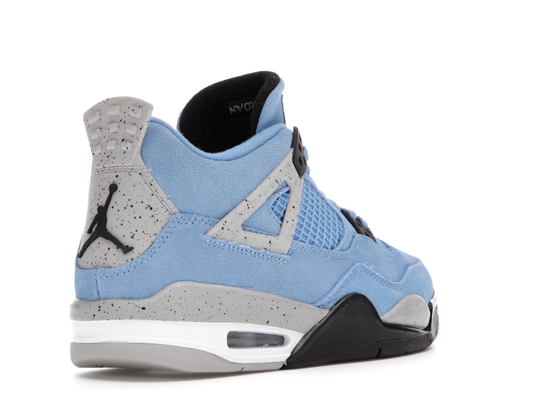 Vue 32 de Jordan 4 Retro University Blue (GS)