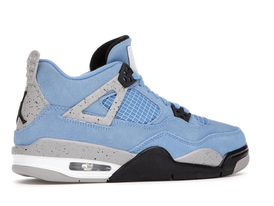 Vue 35 de Jordan 4 Retro University Blue (GS)