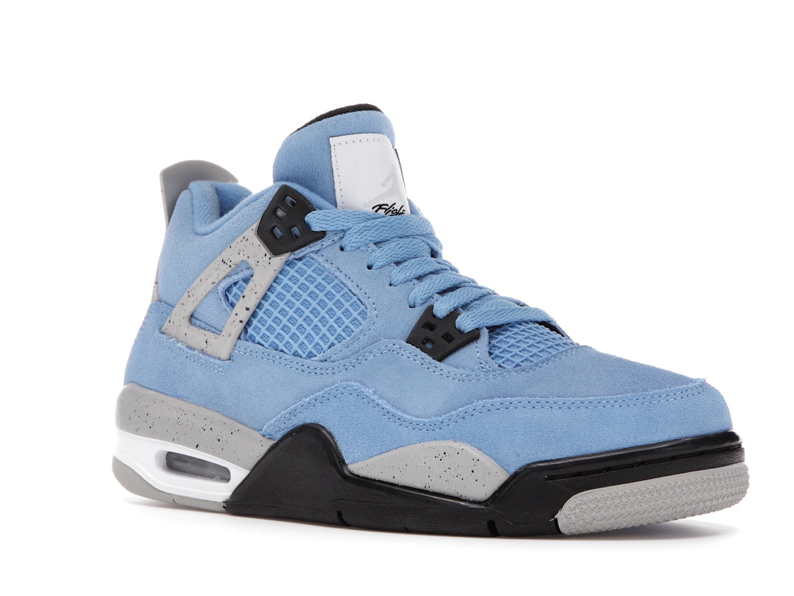 Vue 5 de Jordan 4 Retro University Blue (GS)