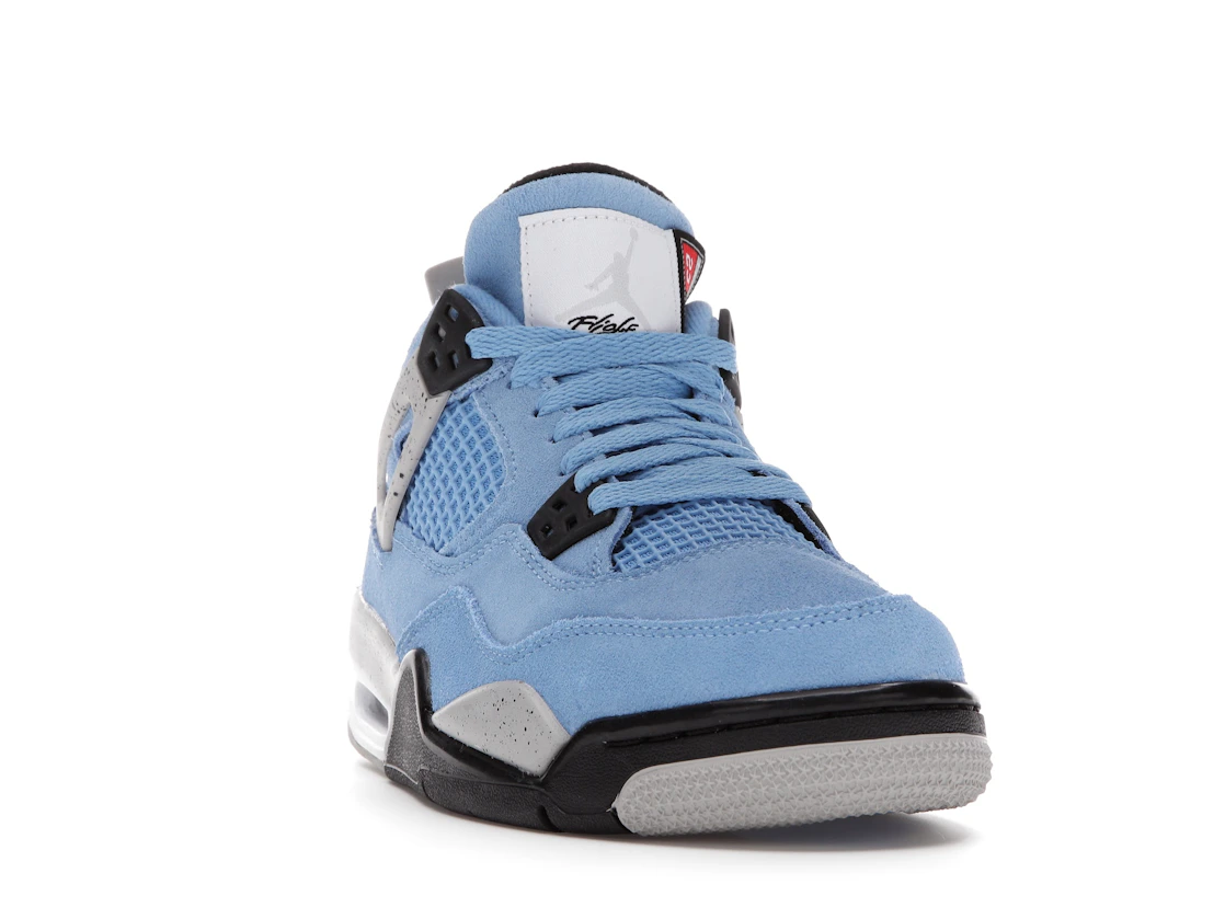 Vue 8 de Jordan 4 Retro University Blue (GS)