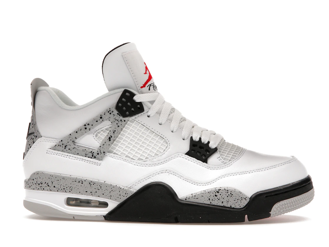 Vue 2 de Jordan 4 Retro White Cement (2016)