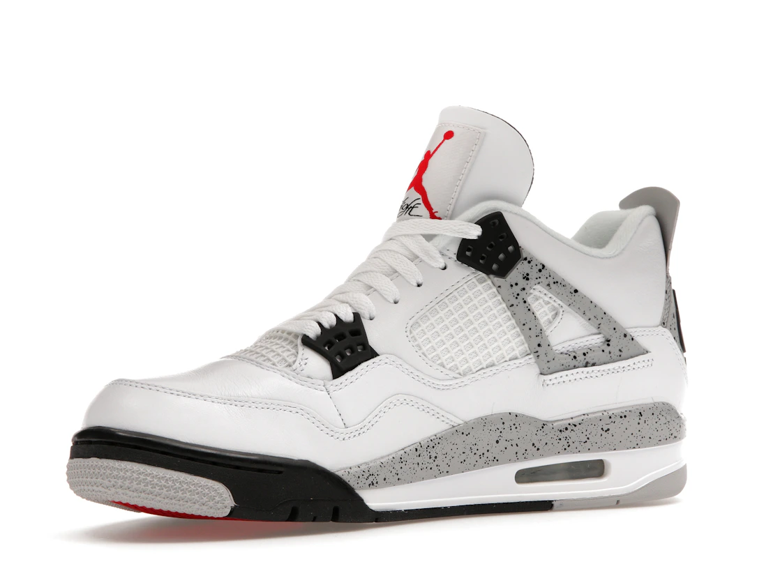 Vue 16 de Jordan 4 Retro White Cement (2016)