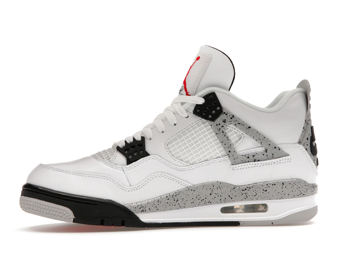 Vue 18 de Jordan 4 Retro White Cement (2016)