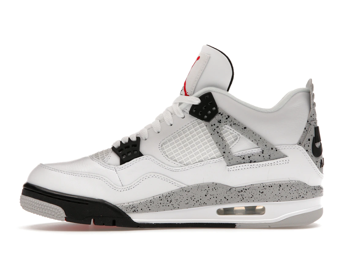 Vue 19 de Jordan 4 Retro White Cement (2016)