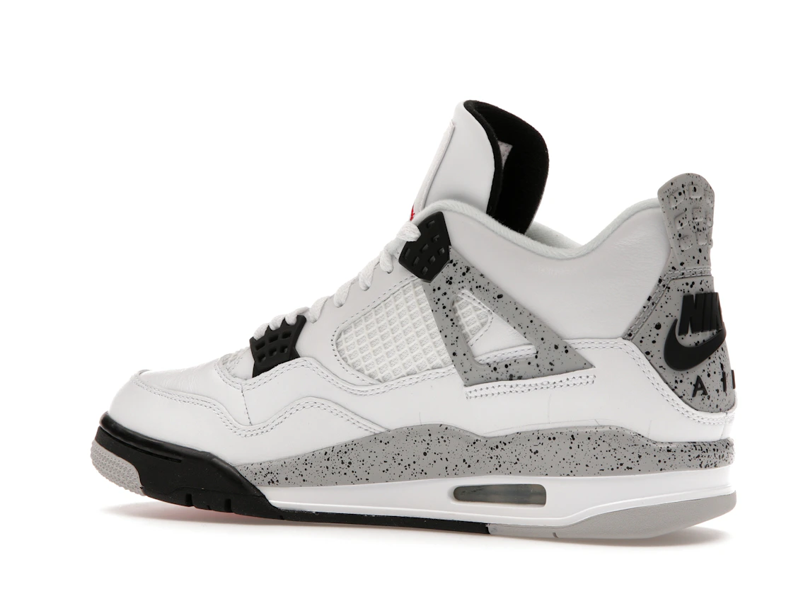 Vue 22 de Jordan 4 Retro White Cement (2016)