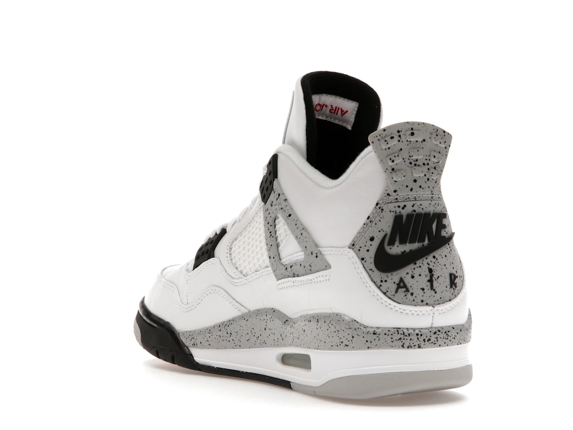 Vue 25 de Jordan 4 Retro White Cement (2016)