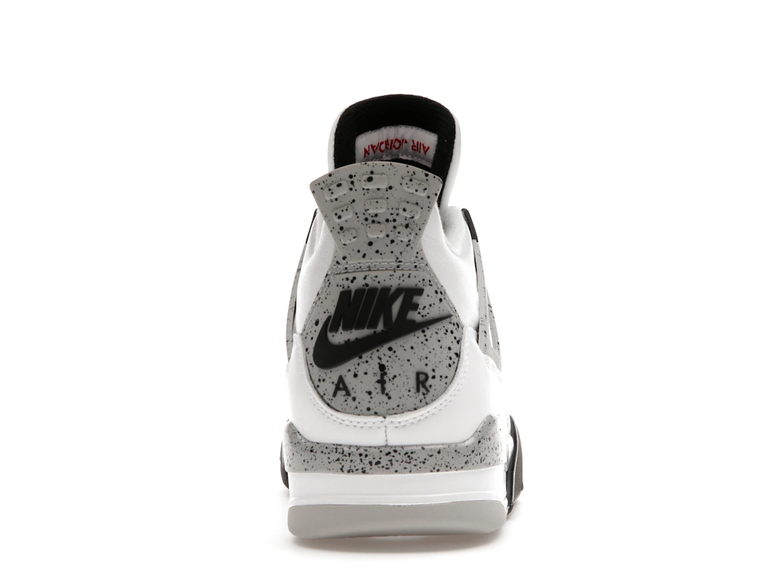 Vue 28 de Jordan 4 Retro White Cement (2016)