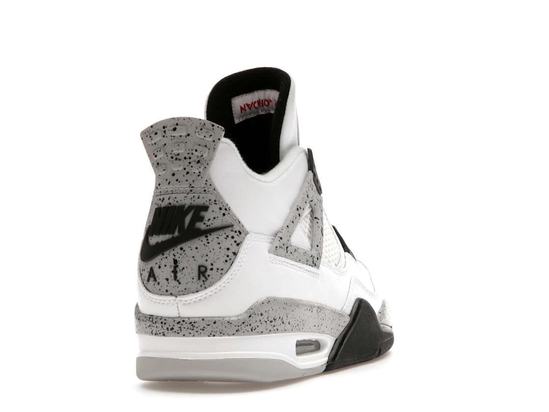 Vue 30 de Jordan 4 Retro White Cement (2016)