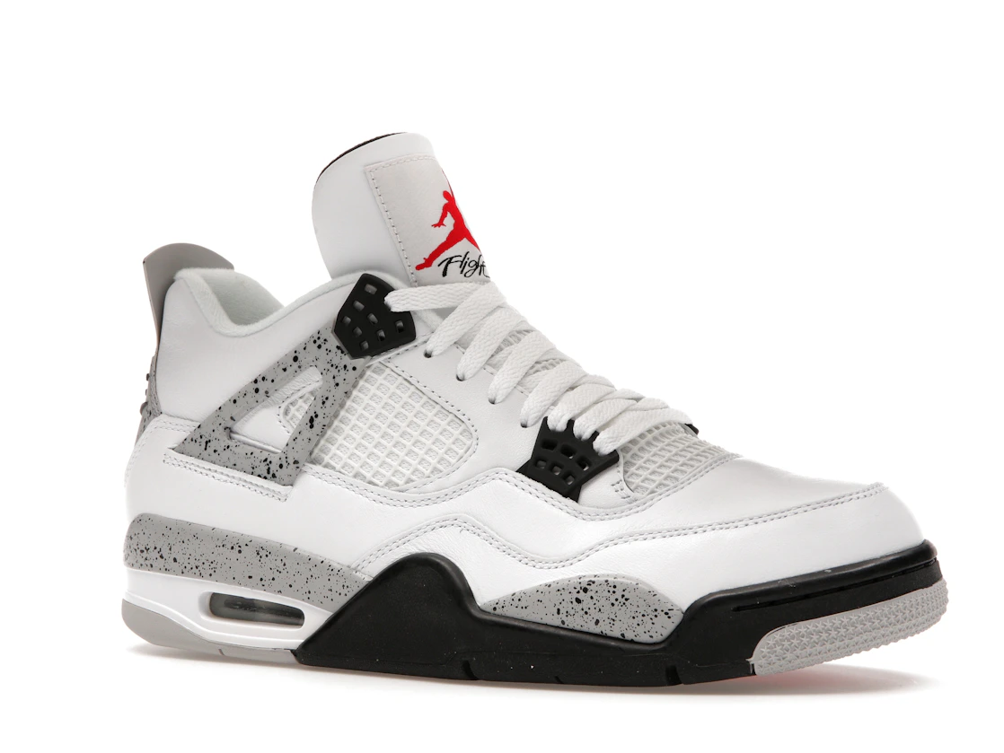 Vue 4 de Jordan 4 Retro White Cement (2016)