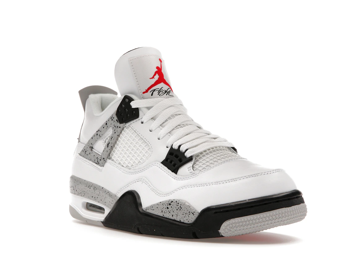 Vue 6 de Jordan 4 Retro White Cement (2016)