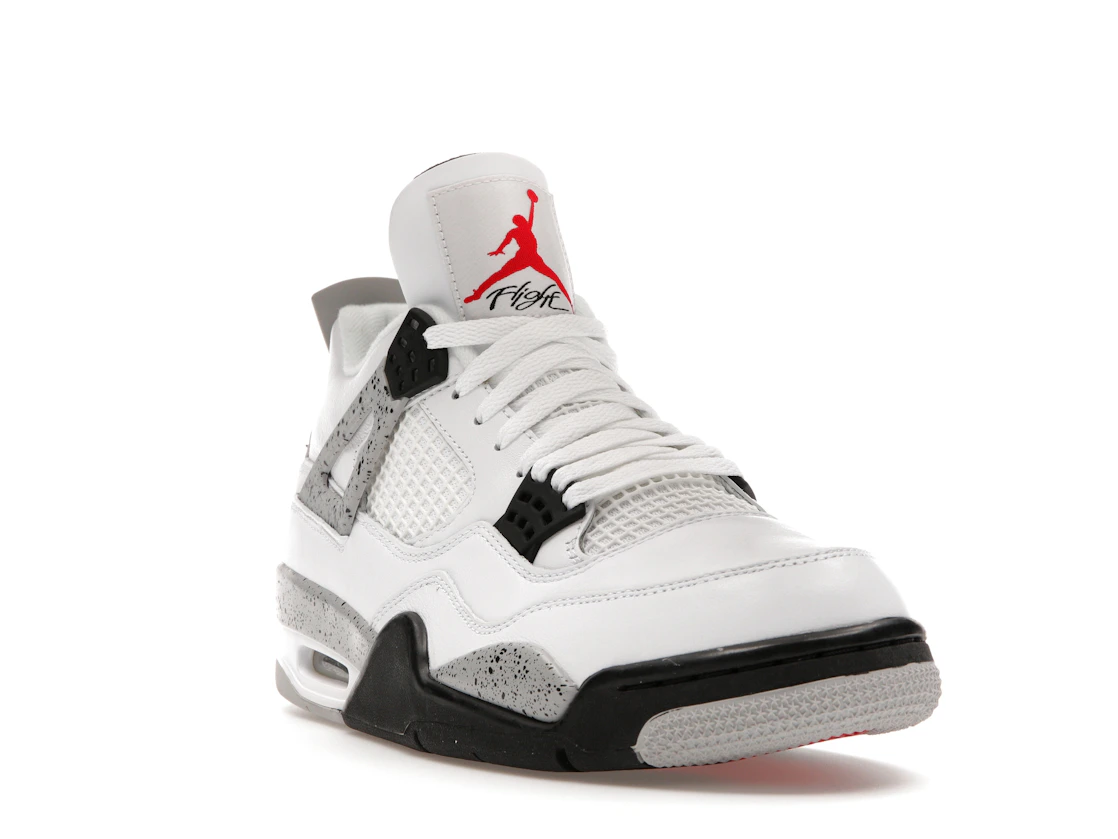Vue 7 de Jordan 4 Retro White Cement (2016)