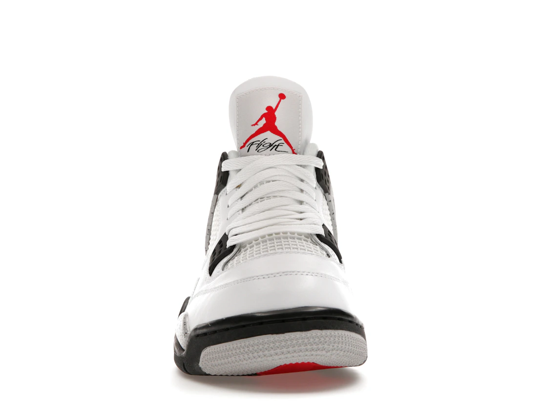 Vue 10 de Jordan 4 Retro White Cement (2016)