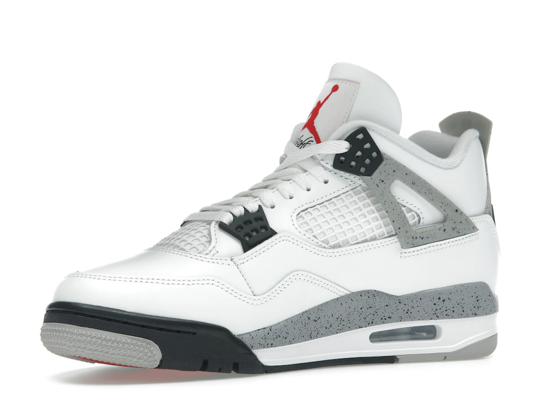 Vue 16 de Jordan 4 Retro White Cement (2025)