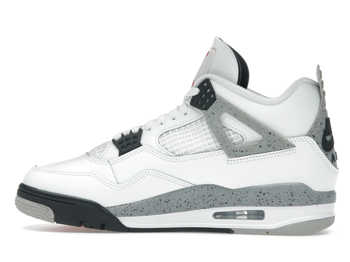 Vue 20 de Jordan 4 Retro White Cement (2025)