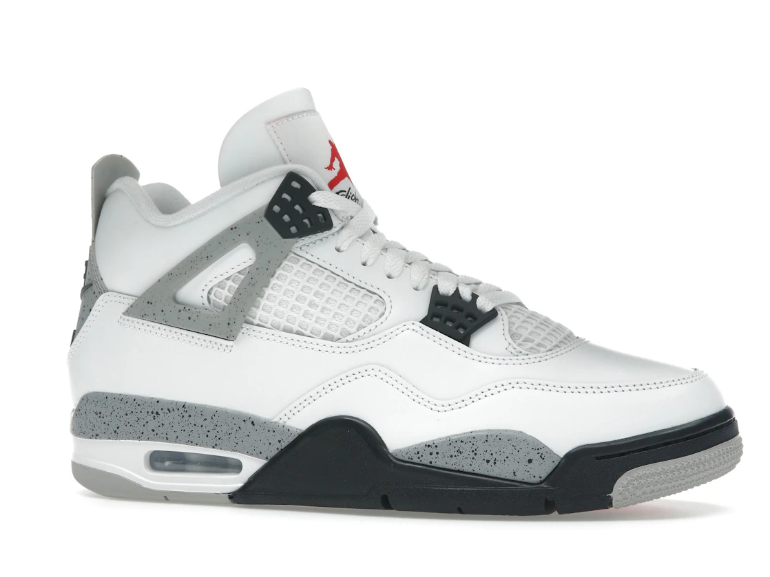 Vue 3 de Jordan 4 Retro White Cement (2025)