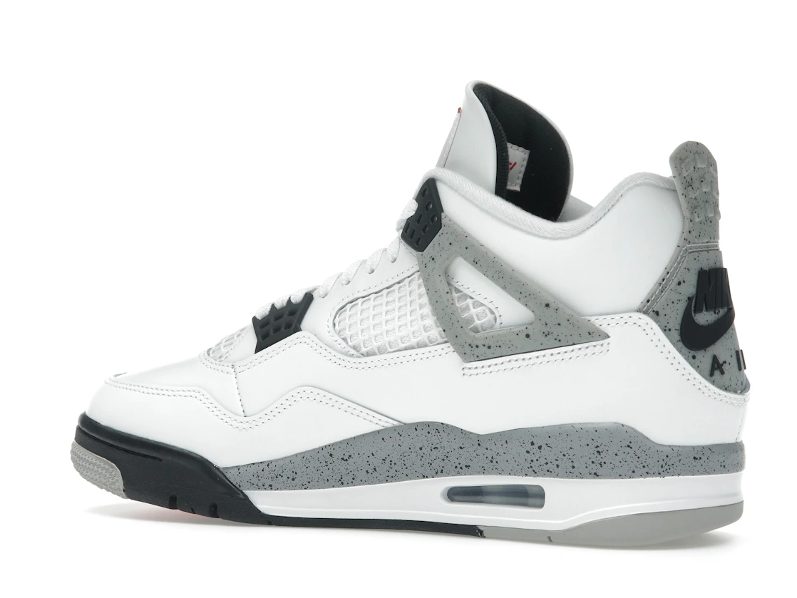 Vue 22 de Jordan 4 Retro White Cement (2025)