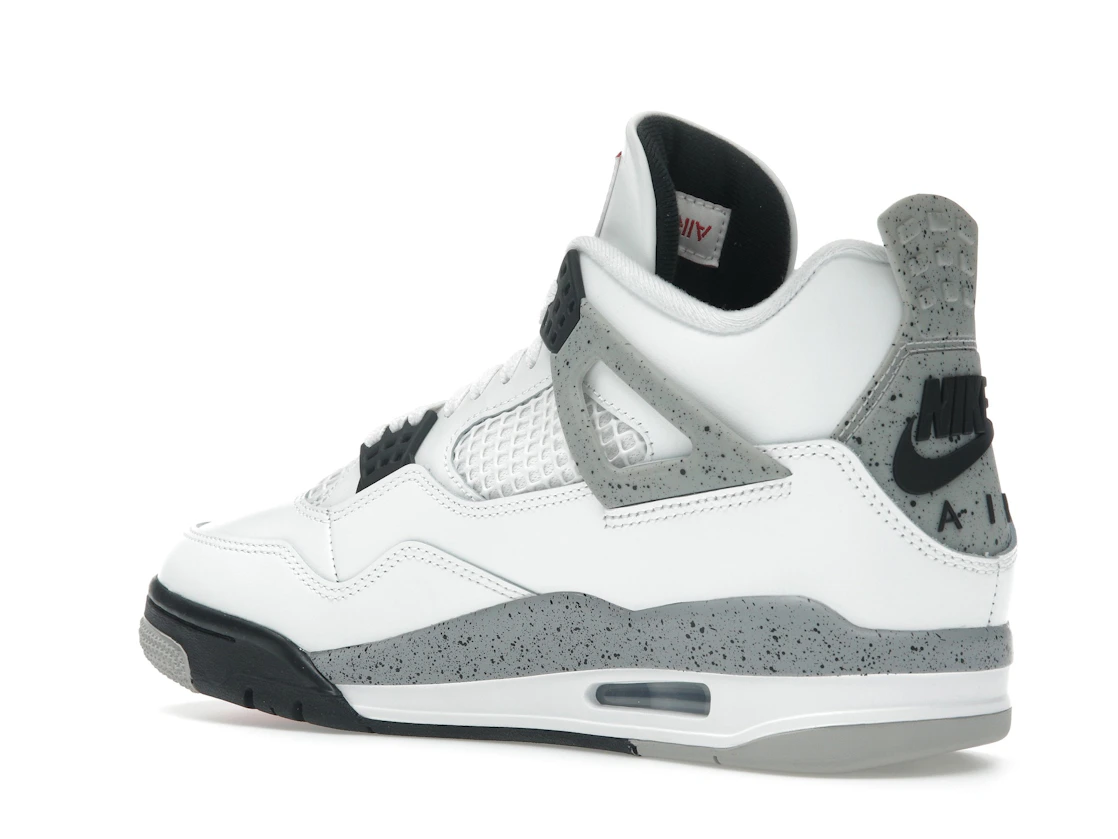 Vue 23 de Jordan 4 Retro White Cement (2025)
