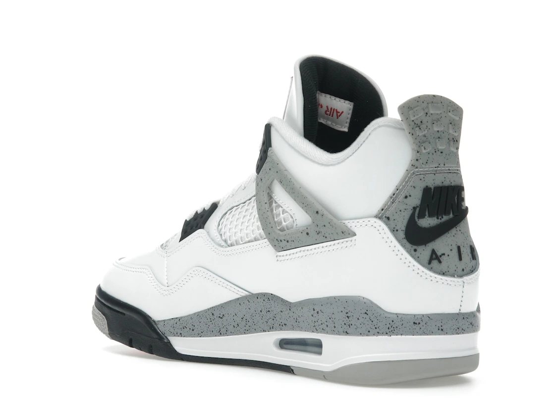Vue 24 de Jordan 4 Retro White Cement (2025)