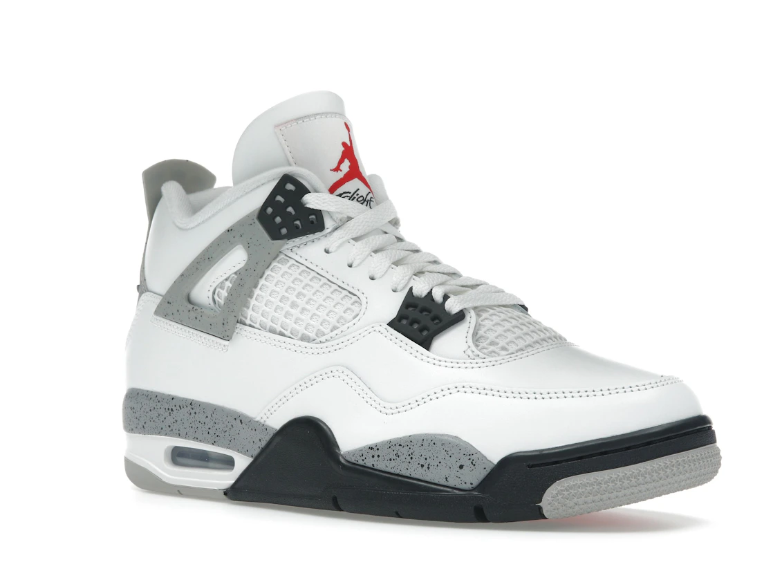Vue 5 de Jordan 4 Retro White Cement (2025)