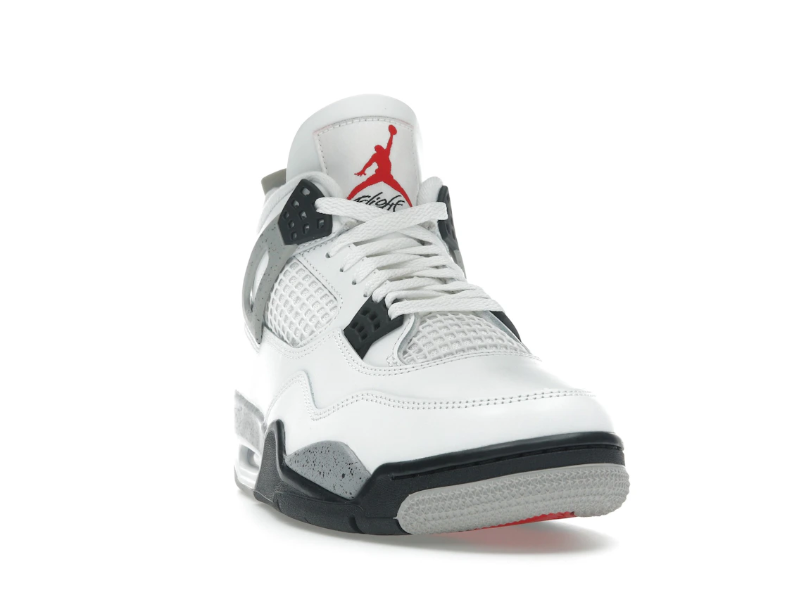 Vue 8 de Jordan 4 Retro White Cement (2025)