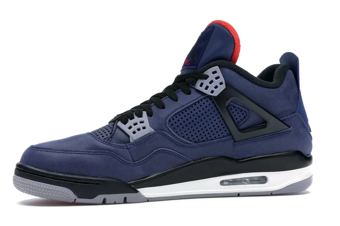 Vue 17 de Jordan 4 Retro Winterized Loyal Blue
