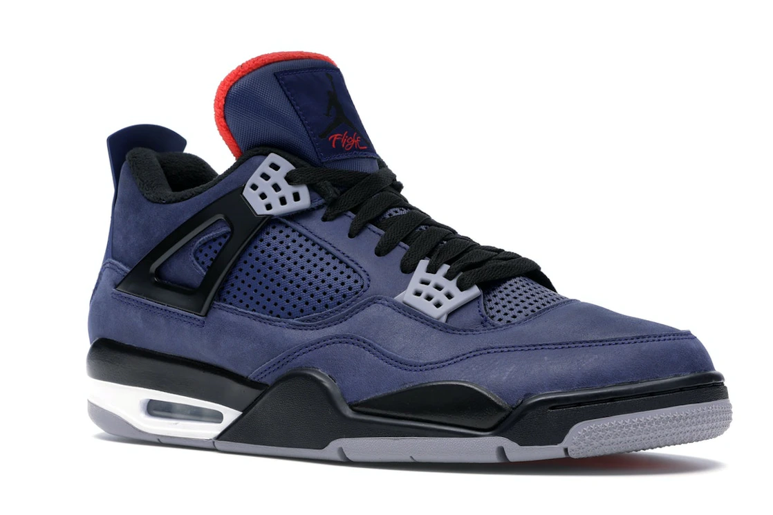 Vue 4 de Jordan 4 Retro Winterized Loyal Blue
