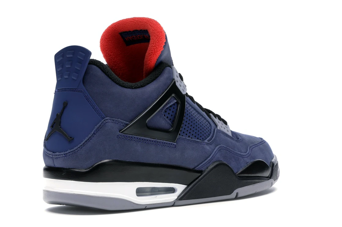 Vue 32 de Jordan 4 Retro Winterized Loyal Blue