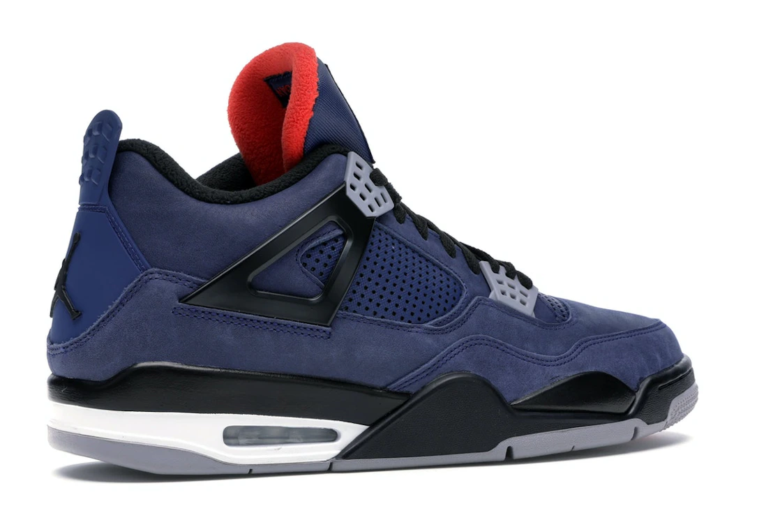 Vue 34 de Jordan 4 Retro Winterized Loyal Blue