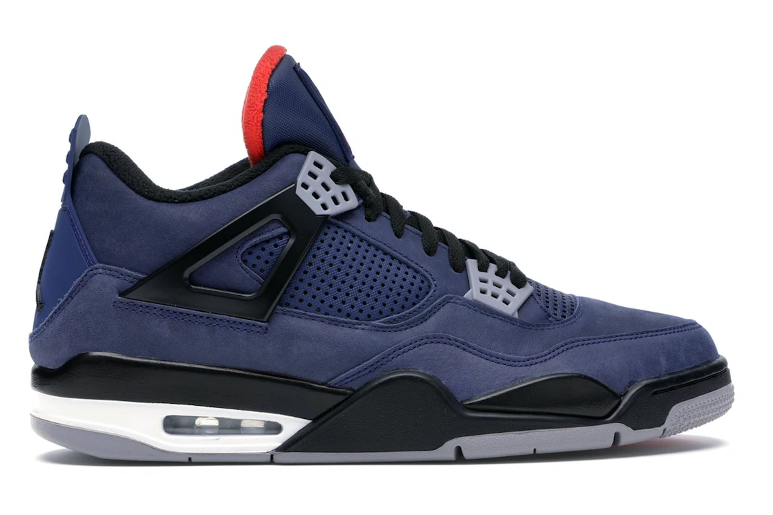 Vue 36 de Jordan 4 Retro Winterized Loyal Blue
