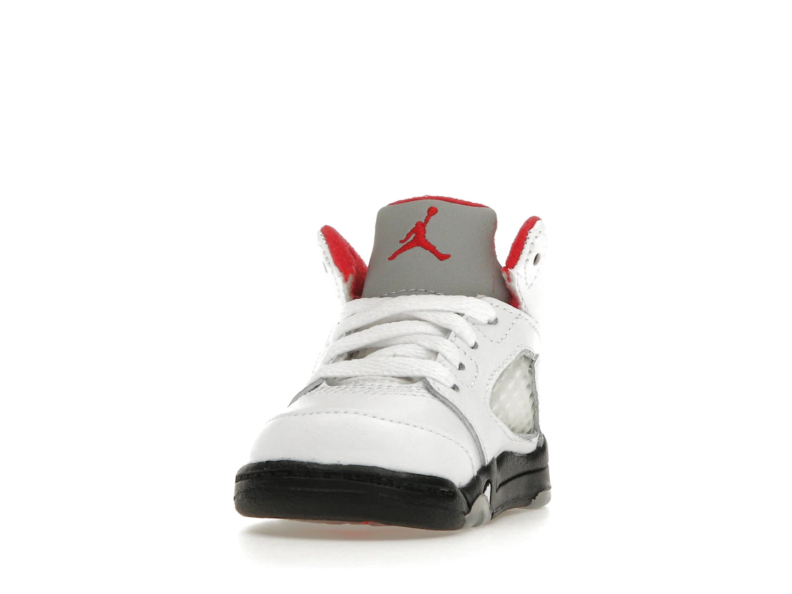 Vue 12 de Jordan 5 Retro Fire Red Silver Tongue (2020) (TD)