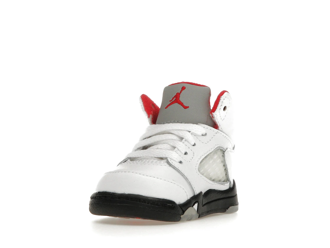 Vue 13 de Jordan 5 Retro Fire Red Silver Tongue (2020) (TD)