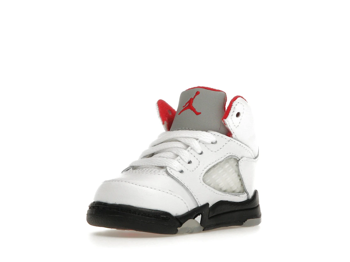 Vue 14 de Jordan 5 Retro Fire Red Silver Tongue (2020) (TD)
