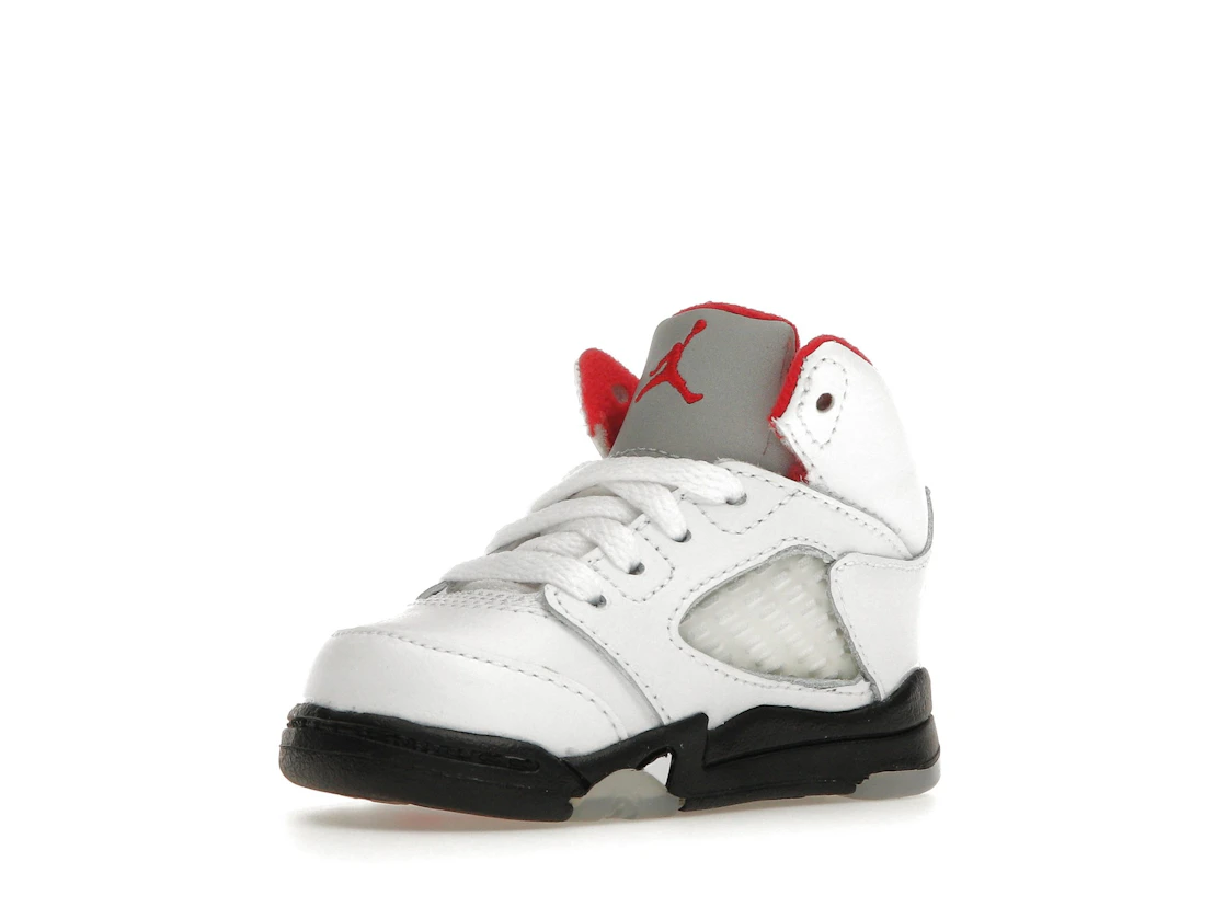Vue 15 de Jordan 5 Retro Fire Red Silver Tongue (2020) (TD)