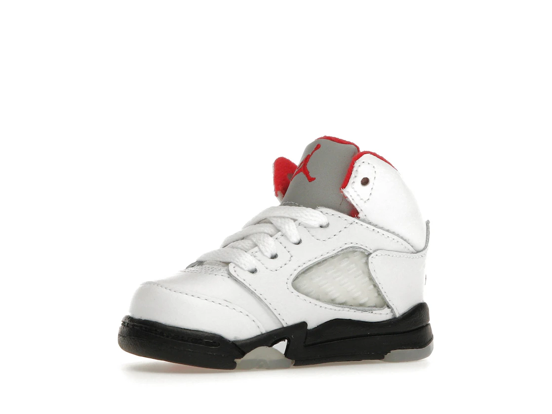 Vue 16 de Jordan 5 Retro Fire Red Silver Tongue (2020) (TD)