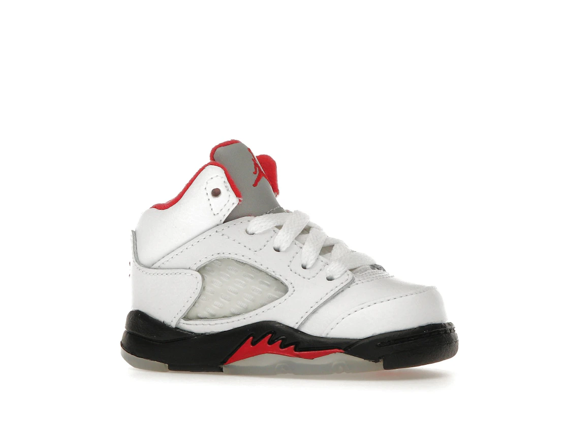 Vue 3 de Jordan 5 Retro Fire Red Silver Tongue (2020) (TD)