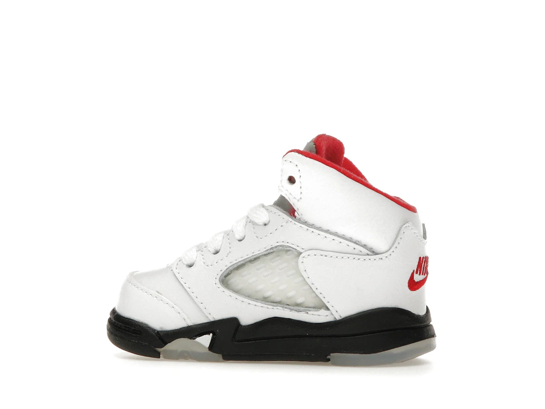 Vue 21 de Jordan 5 Retro Fire Red Silver Tongue (2020) (TD)