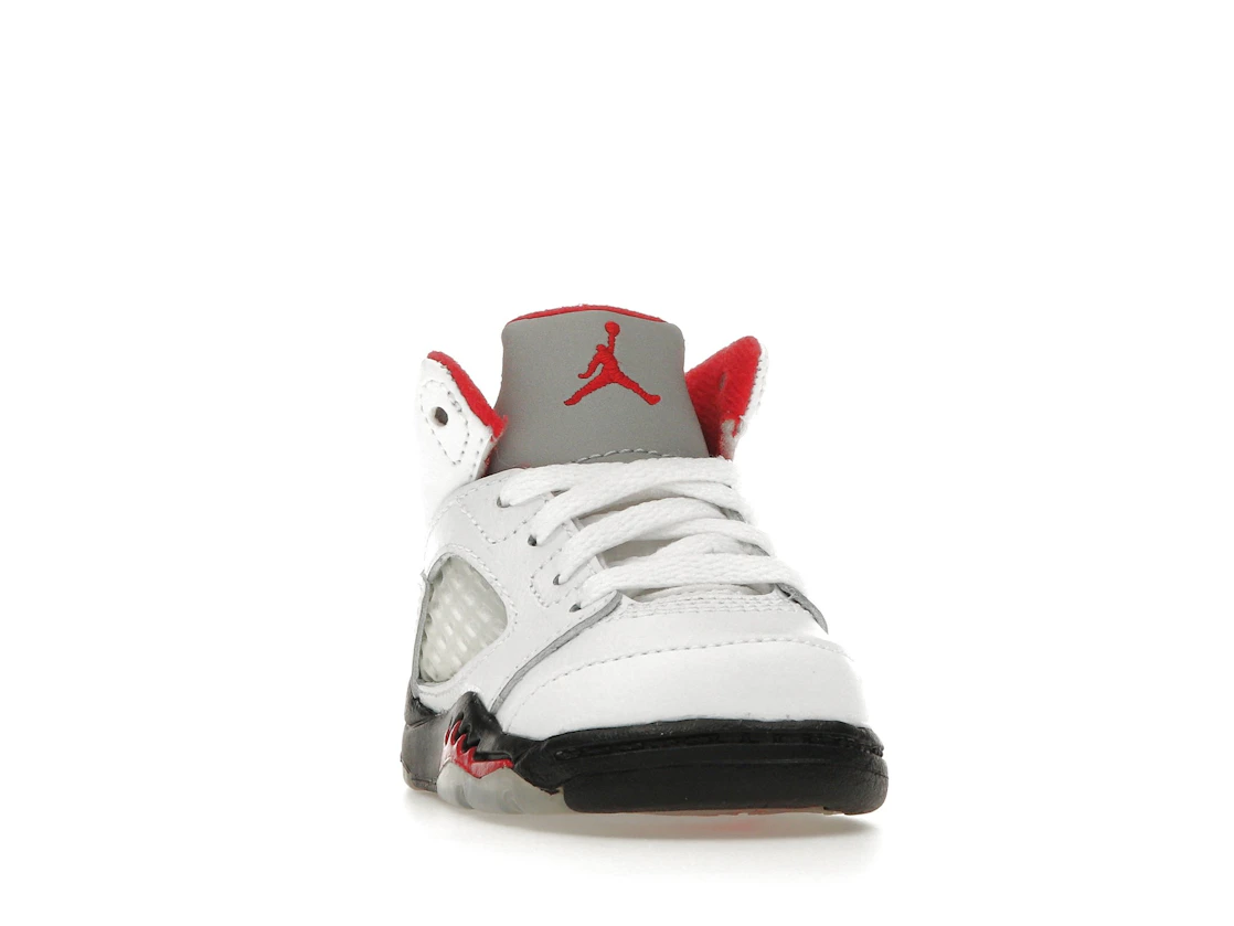 Vue 8 de Jordan 5 Retro Fire Red Silver Tongue (2020) (TD)