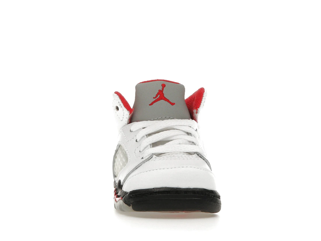 Vue 9 de Jordan 5 Retro Fire Red Silver Tongue (2020) (TD)
