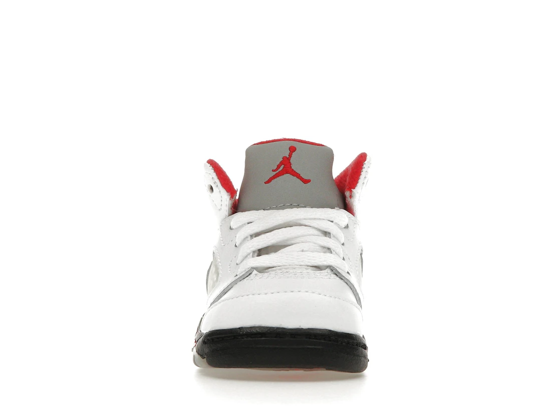 Vue 10 de Jordan 5 Retro Fire Red Silver Tongue (2020) (TD)
