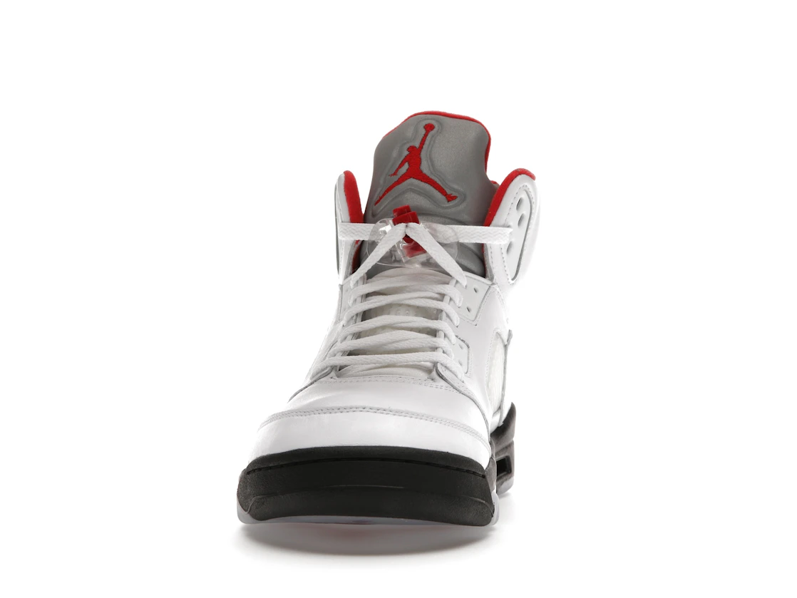 Vue 11 de Jordan 5 Retro Fire Red Silver Tongue (2020)
