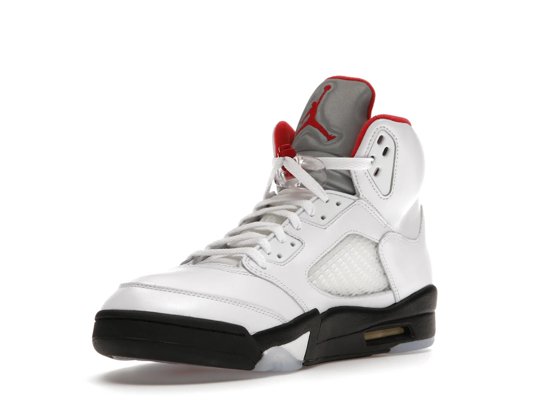 Vue 14 de Jordan 5 Retro Fire Red Silver Tongue (2020)