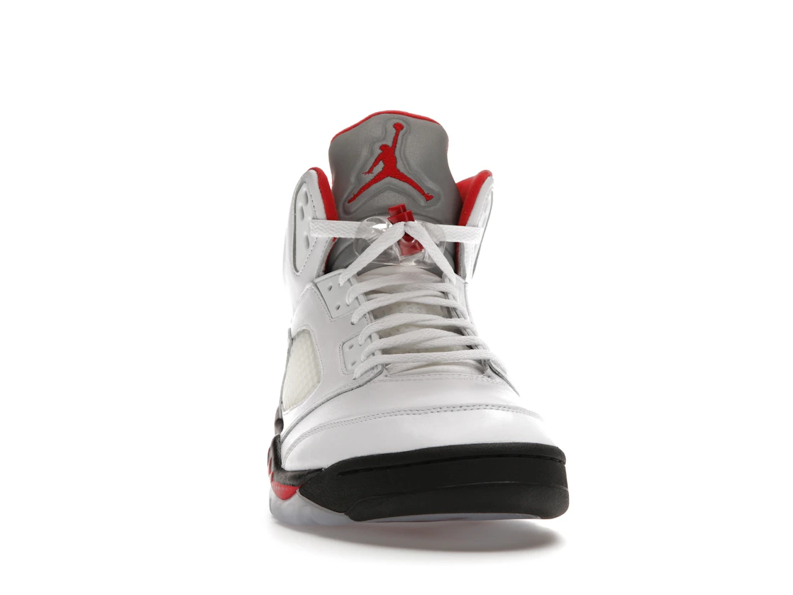Vue 9 de Jordan 5 Retro Fire Red Silver Tongue (2020)